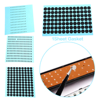 Black Conductive Rubber Pads Keypad Repair Kit For IR Remote Control Conductive Rubber Buttons
