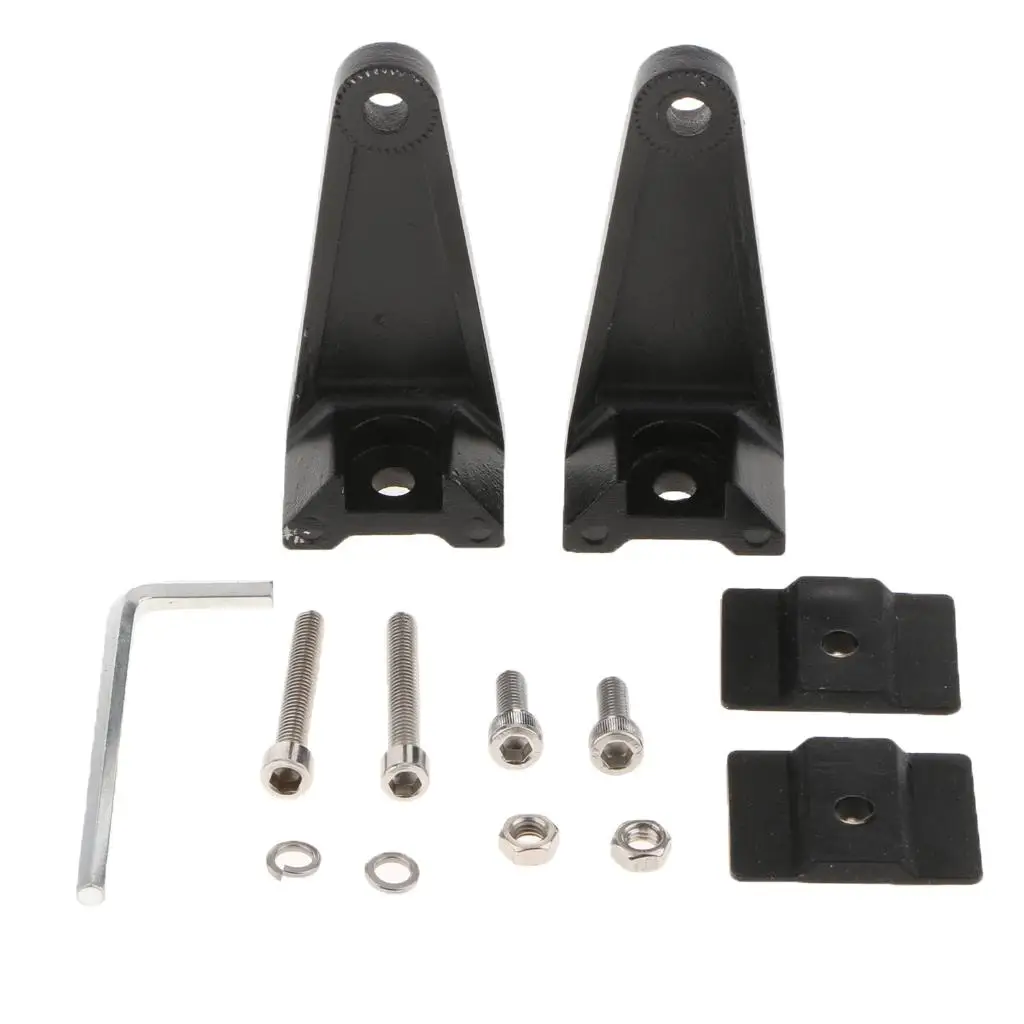 Universal Fit Side Brackets for Mounting Double Row Straight