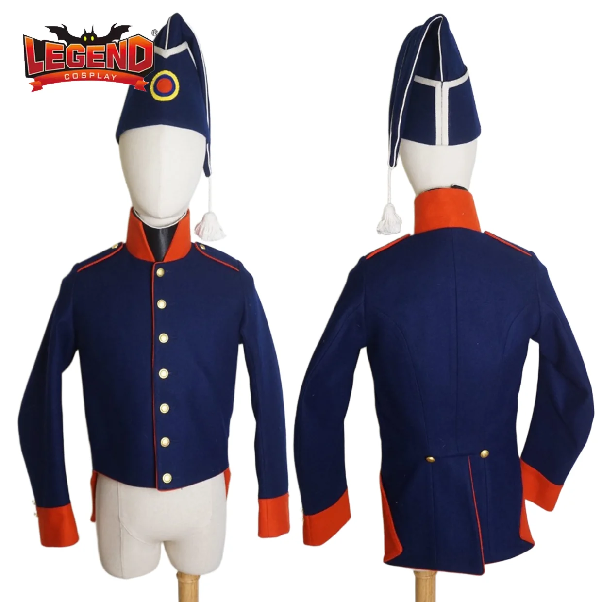 

1821s Colombian Infantry Regiment Uniform Civil War Artillery Jacket Vintage Union Jacket Custom Made