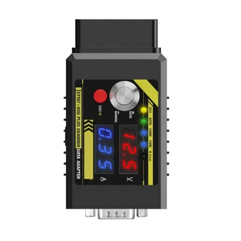GT107+ DSG Plus Gearbox Data Adapter With Voltage Current Display For Benz/BMW And G-A ECU TCU Cable ECU GPT