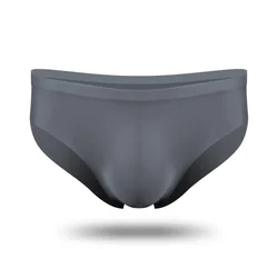 3pcs/Set Ultra-thin Sexy Men's Underwear Seamless Briefs Summer Translucent Breathable Ice Silk Quick Dry Man Underpants