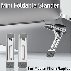 Universal Mini Foldable Metal Mobile Phone Laptop Stander Notebook Base Holder Thin Adjustable Cooling Bracket for Laptop Tablet