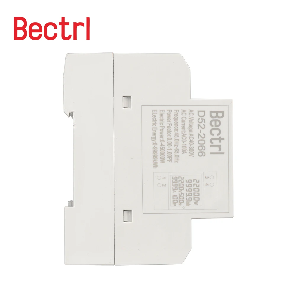 6 in1 din rail ac monitor 110v 220v 380v 100a spannungs strom leistungs faktor aktiv kwh elektrischer energie frequenz messer volt amp