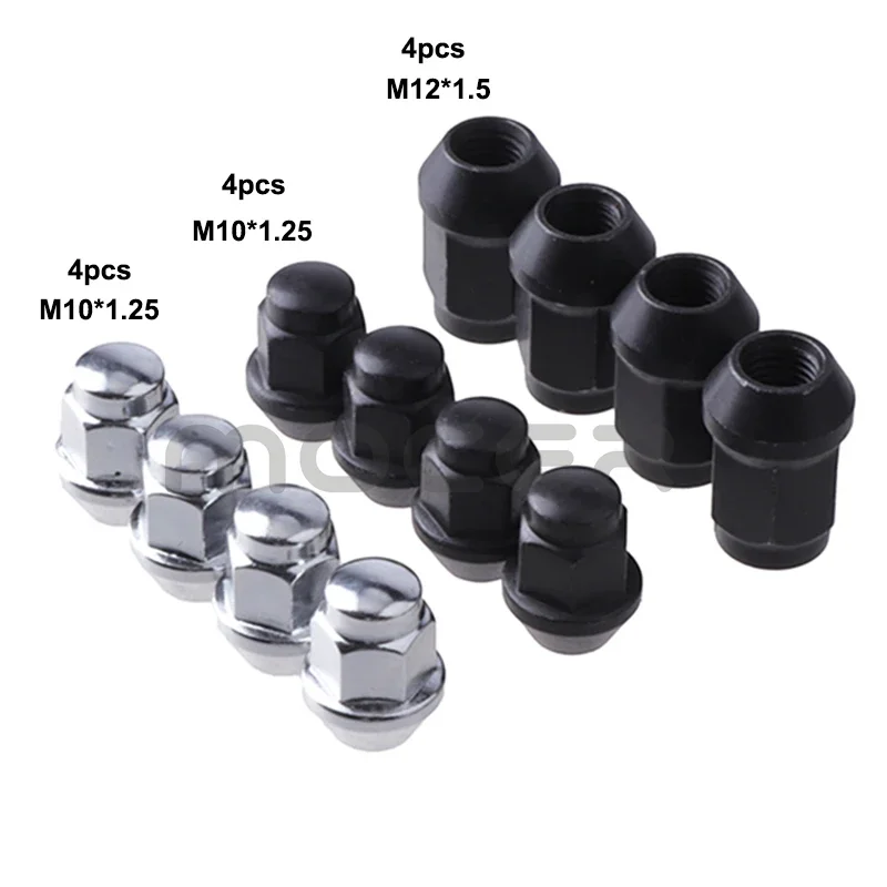 

12x1.5 10x1.25 Chrome Lug Nuts for Ford Mustang 2015-2020 M12x1.5 M10x1.25 Thread Screw Motorcycle Accessory Universal Modified