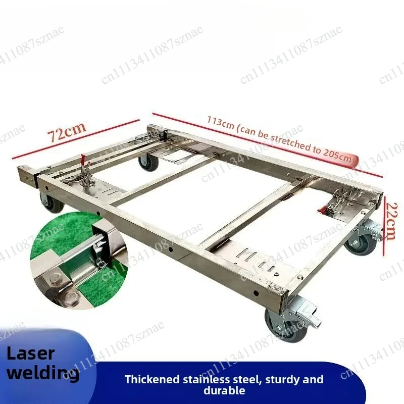 Sliding Rail Transport Rack for T100s T70s T100 T70p, Stainless Steel Small Cart for Drone Transport