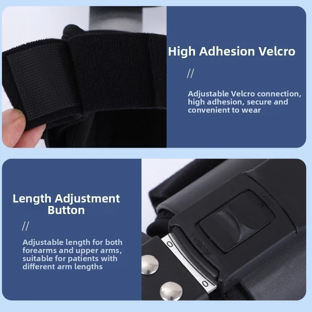 Breathable Elbow Joint Fixation Brace Removable 0~120° Hinged Shoulder Arm Sling Adjustable Ergonomic