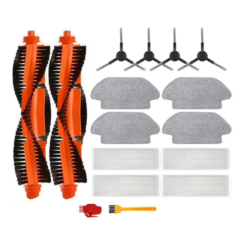 A01V-Xiaomi 로봇 진공 S10, S12 액세서리 B106GL 진공 청소기 부품 Hepa 필터 걸레 천 메인 사이드 브러시