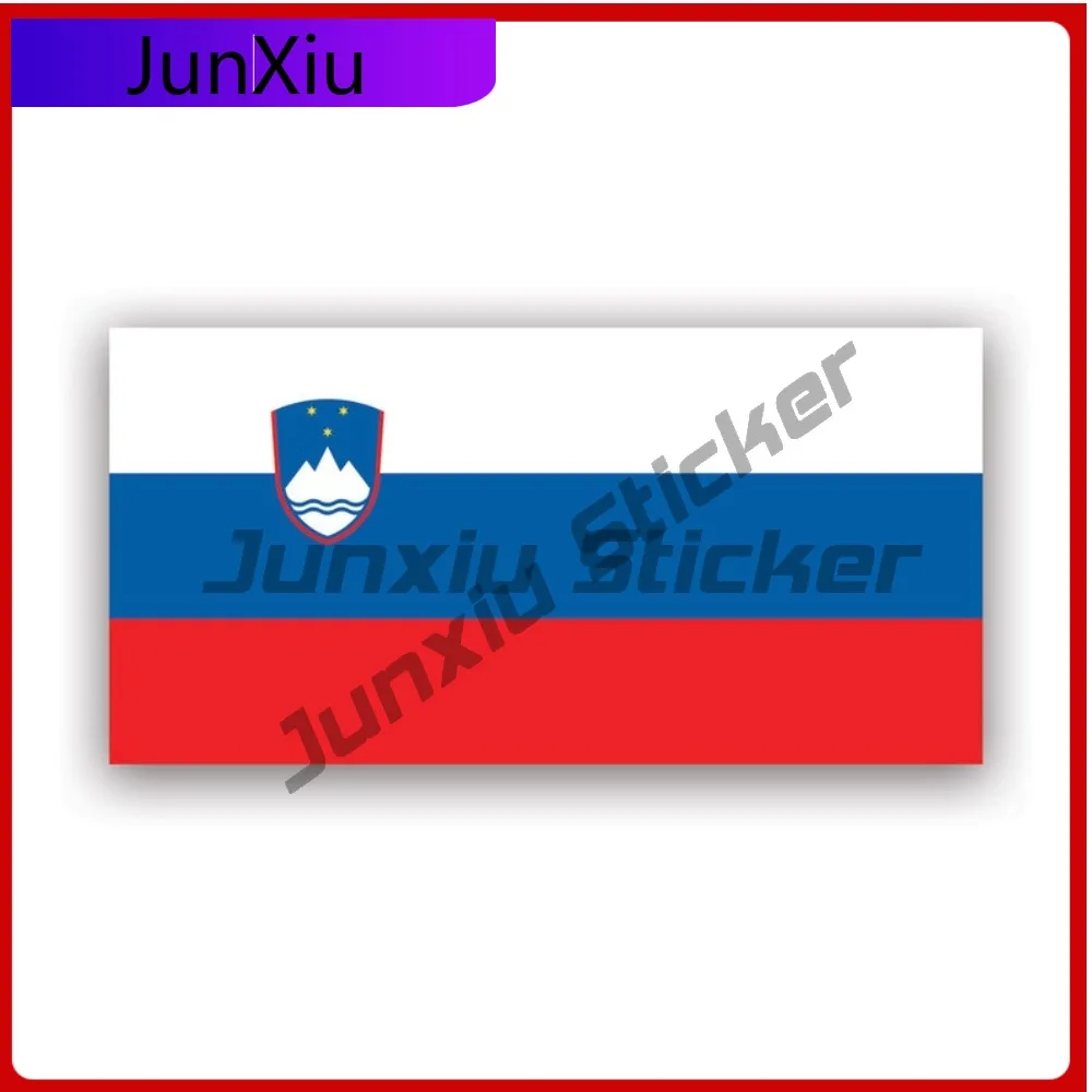 

Slovenian Flag Sticker Scratch Resistant Waterproof Funny For Truck Helmet Car Body Self Adhesive Easy Apply Decoration Racing