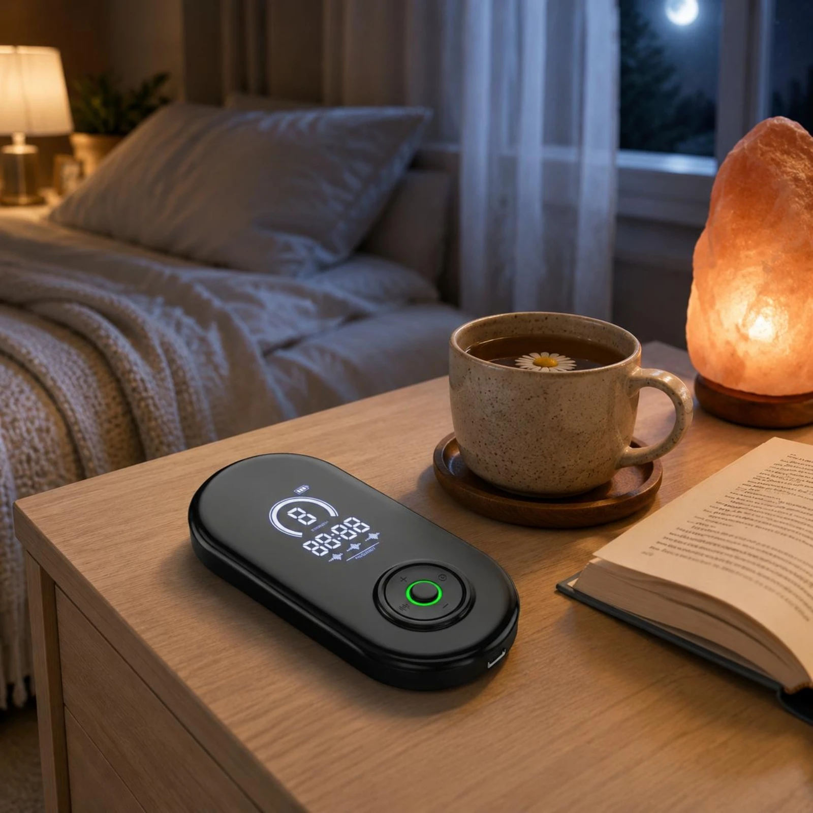Ear Clip Sleep Aid Easy to Use Handheld Sleep Aid Device Portable Press Control for Bedtime, Nighttime