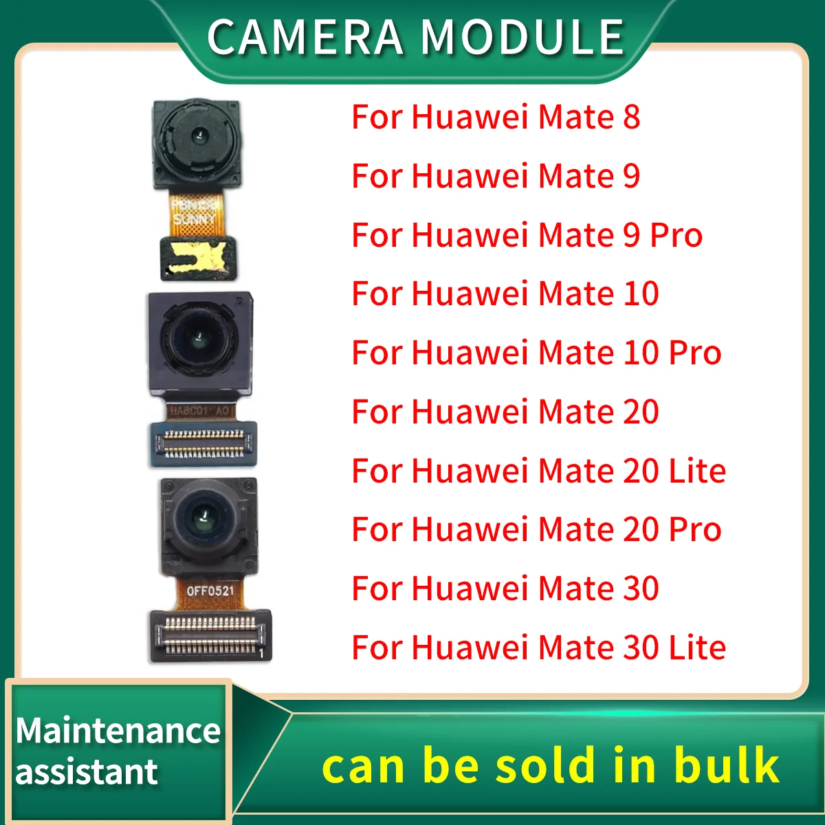 Small Facing Front Camera Module For Huawei Mate 8 9 10 20 20X 30 Lite Pro Plus 4G 5G Camera Ribbon Flex Cable