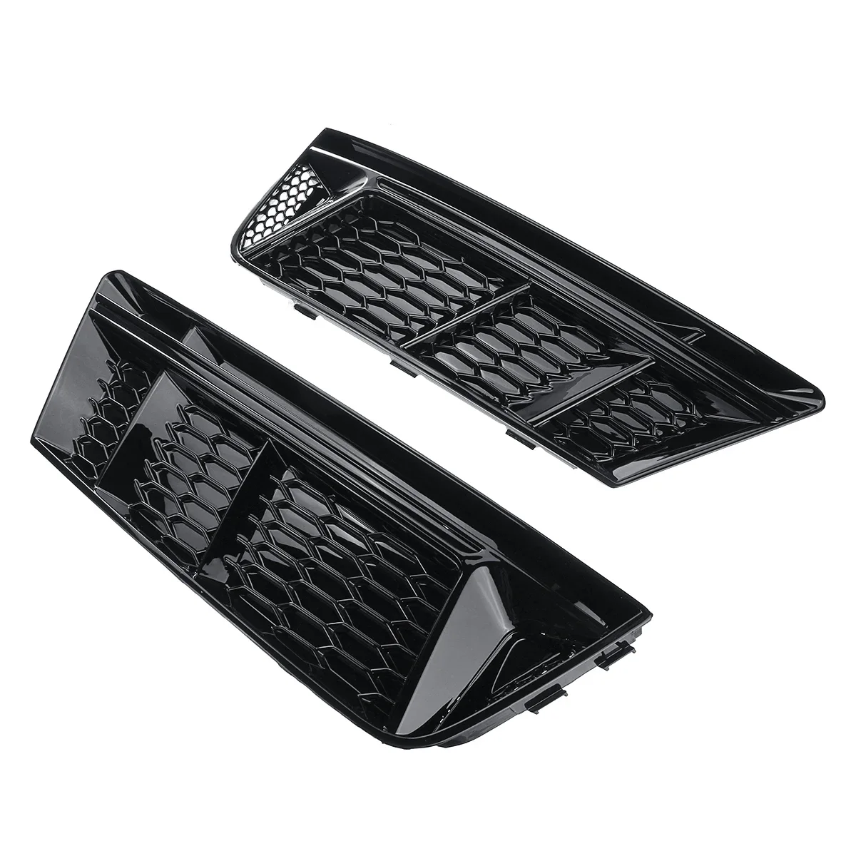 Fog Lamp Light Grill Cover Front Bumper Fog Lights Racing Grille For Audi A4 B9 2017 2018 2019 Standard Bumper Fog Light Cover