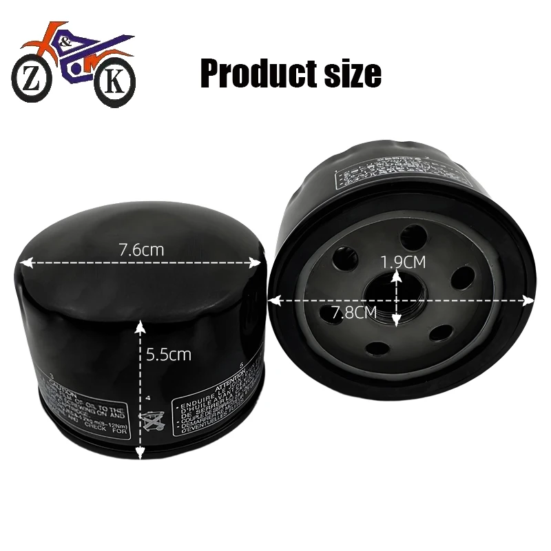 HF164 Motorcycle Oil Filter for BMW K1600 GT/GTL/Grand America/B R18 B/Classic R Nine T Pure R12 Nine T C400 X GT 11427673541
