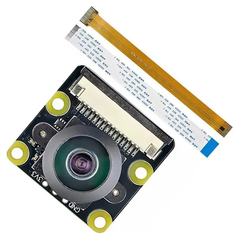 ABDE-OV9281 For Raspberry Pi Compatible Global Shutter Camera Module Monochrome Web Cam 160 Degree Lens For AR VR Applications