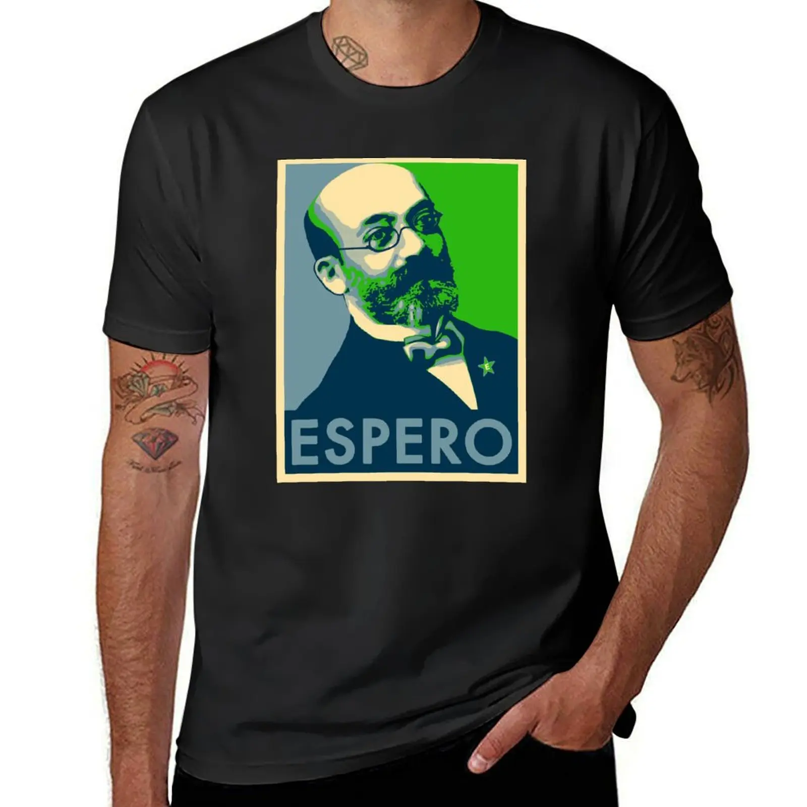 Espero - L. L. Zamenhof T-Shirt tees quick drying for a boy sublime t shirts for men