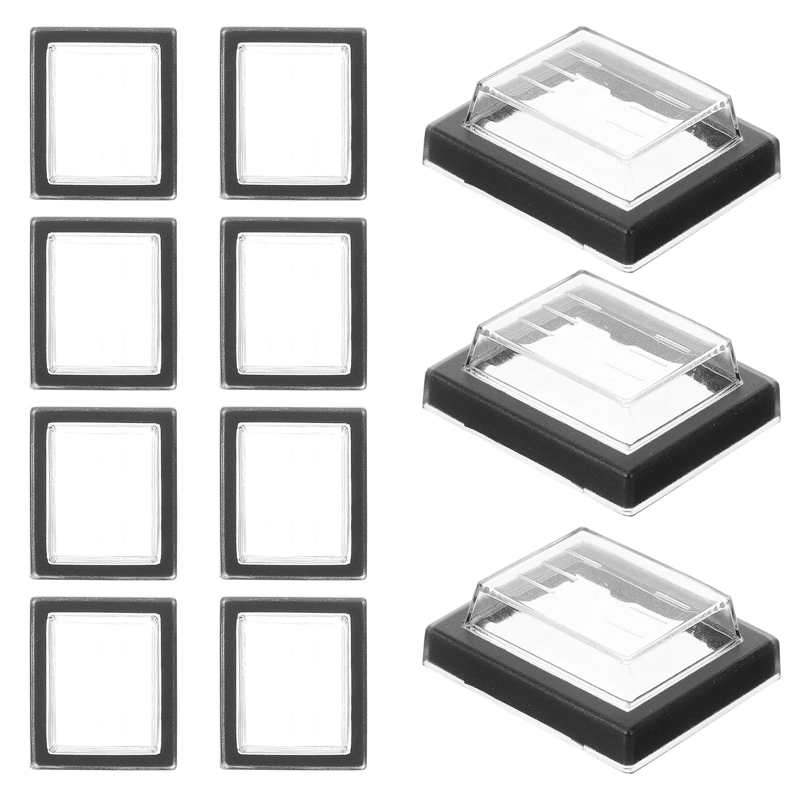 15 قطعة الروك التبديل أغطية حماية سيليكون زر حامي الطوارئ زر التوقف الحرس دائم الغبار مقاوم للماء #2
