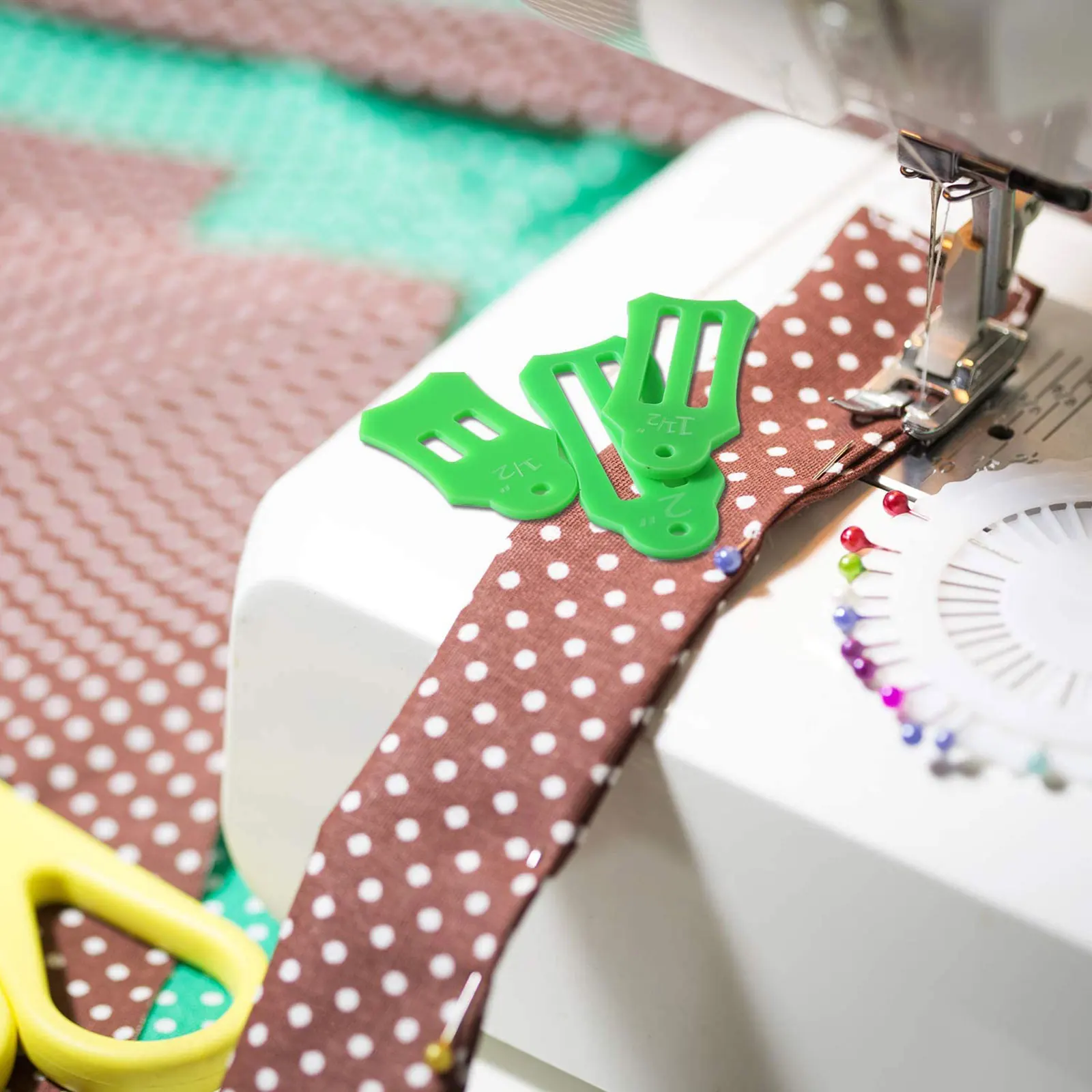 1Set DIY Fabric Tape Maker Bias Binding Quilting Tool Multi Size Lightweight Portable Fast Accurate Sewing Patchwork