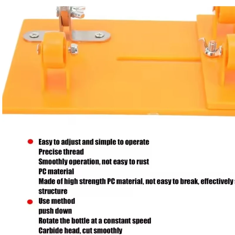 

Universal Glass Bottle Cutter Adjustable Glass Wine Bottle Cutter DIY Wine Bottle Crafts Hand Tools Glass Cutting Tool