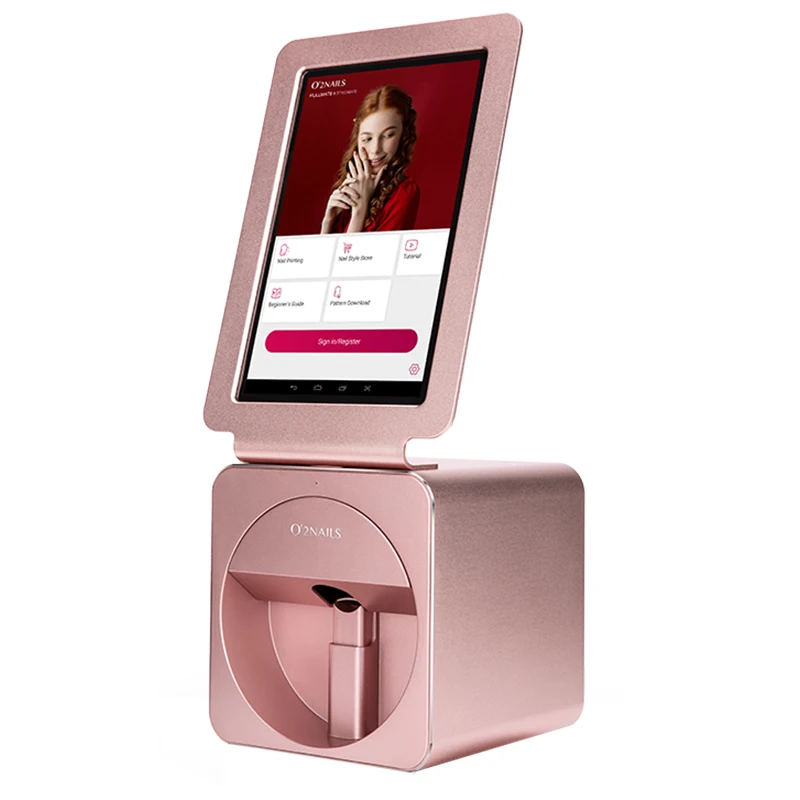 

Profession Nail Printer Machine 3d Digital Nail Art Touch Screen Mobile Nail Printer Cartridges