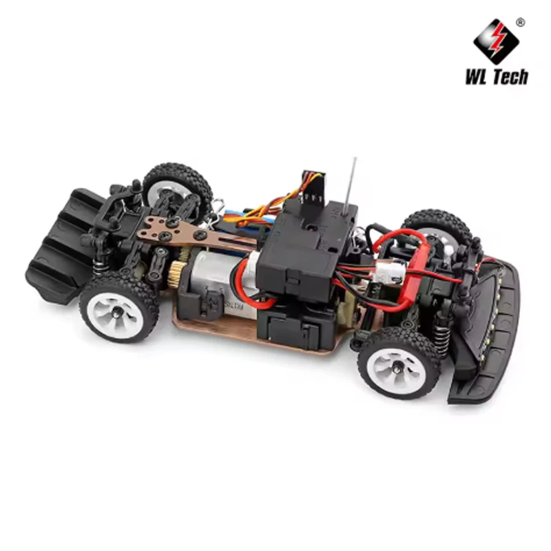 WLtoys 284131 1:28 4WD 2.4G Mini RC سباق السيارات عالية السرعة على الطرق الوعرة التحكم عن بعد مصباح ليد الانجراف سبيكة شاحنة