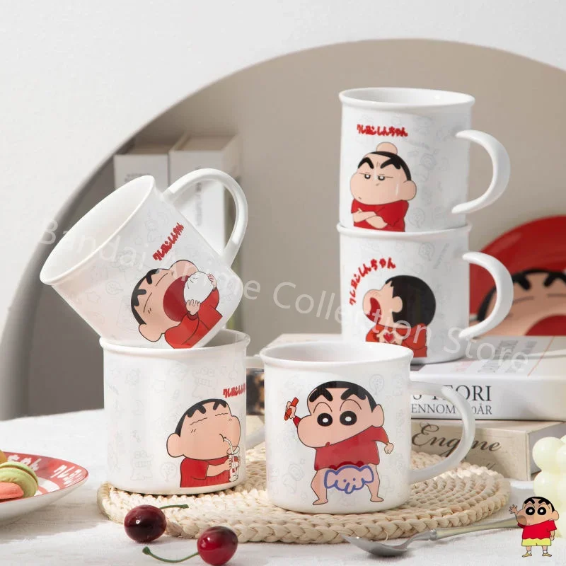 

Crayon Shin-chan Spinning Elephant Tableware Mug Kawaii Plate Bowl Ceramics Coffee Cup Water Cup Creativity Girl Birthday Gifts