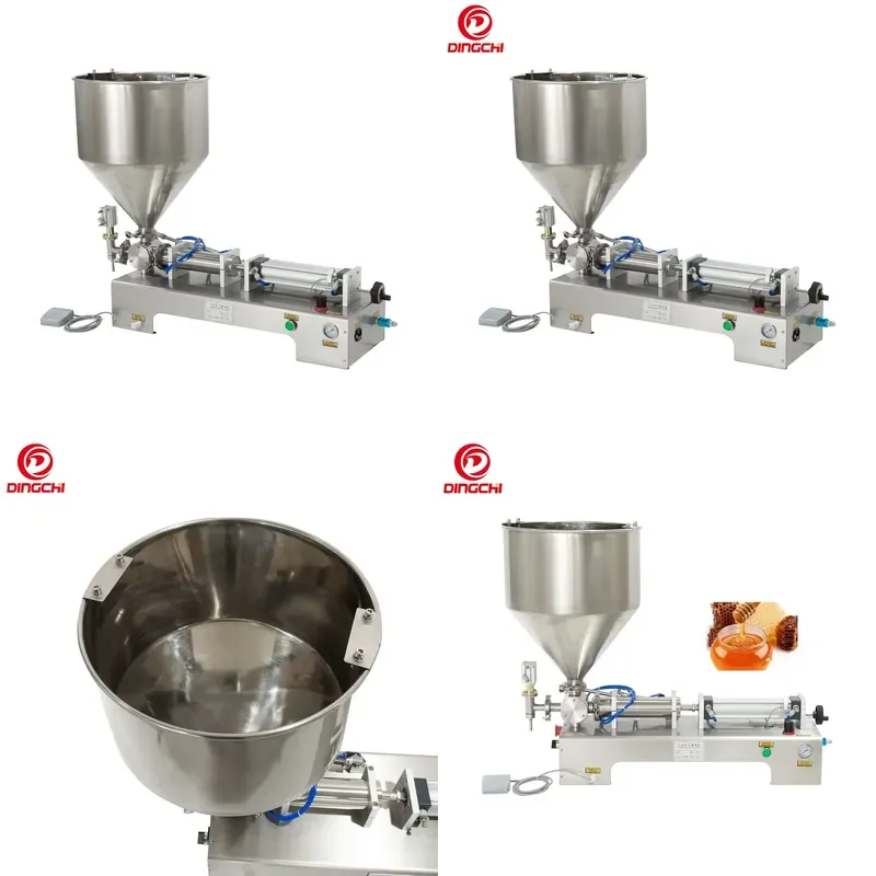 

2026 Semi-Automatic Paste Filling Machine New Condition Beverage Chemical Food 1ml Pneumatic Bottles Cans Paper Beer Oil Milk