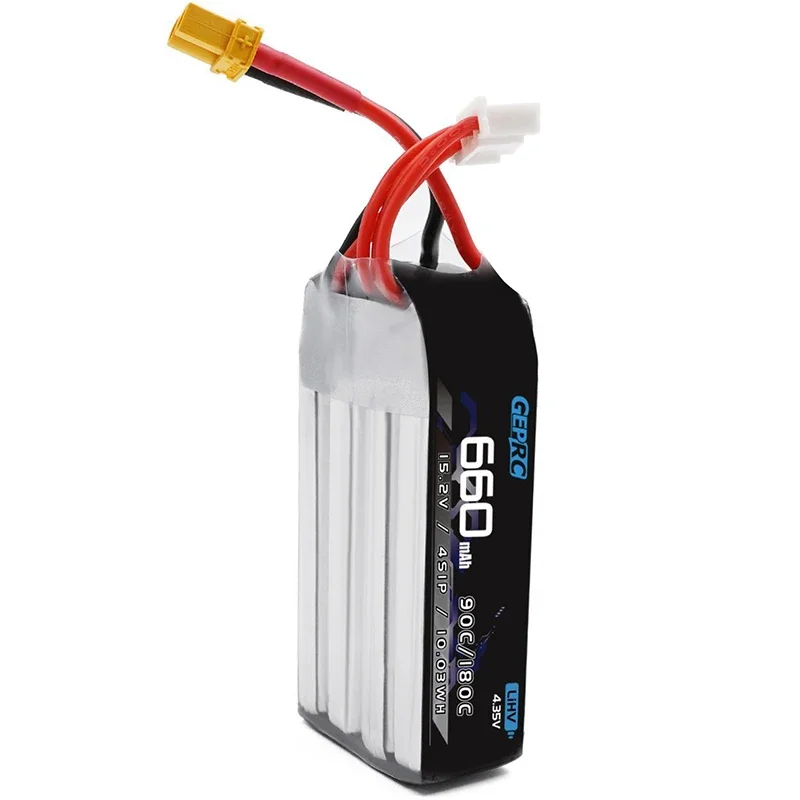 GEPRC 4S 660mAh 90/180C HV 3.8V/4.35V LiPo Battery Suitable For Cinelog Series For RC FPV Quadcopter Drone Accessories Parts