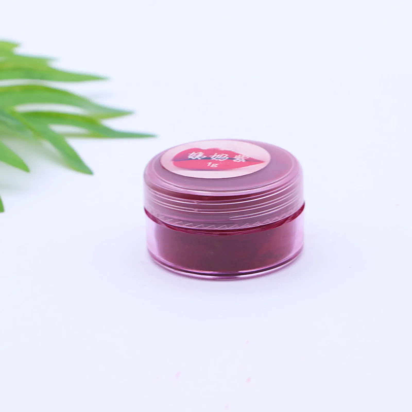 Polvo para Labios DIY, Color Rojo Oscuro Brillante, Pigmentos de Maquillaje, Color de Labios Natural, Fórmula Impermeable, Control de Grasa, Lápiz Labial DIY