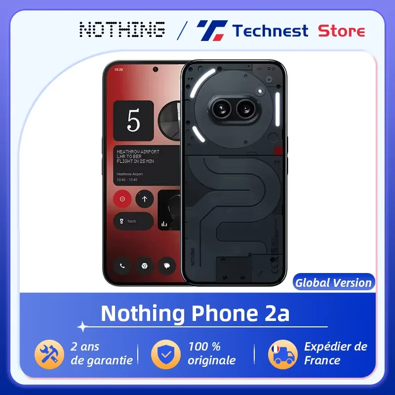 Global Version Nothing Phone (2a) MTK Dimensity 7200 Pro 50MP Main Camera 6.7” 120Hz AMOLED Display  45W Charge 5000mAh Battery