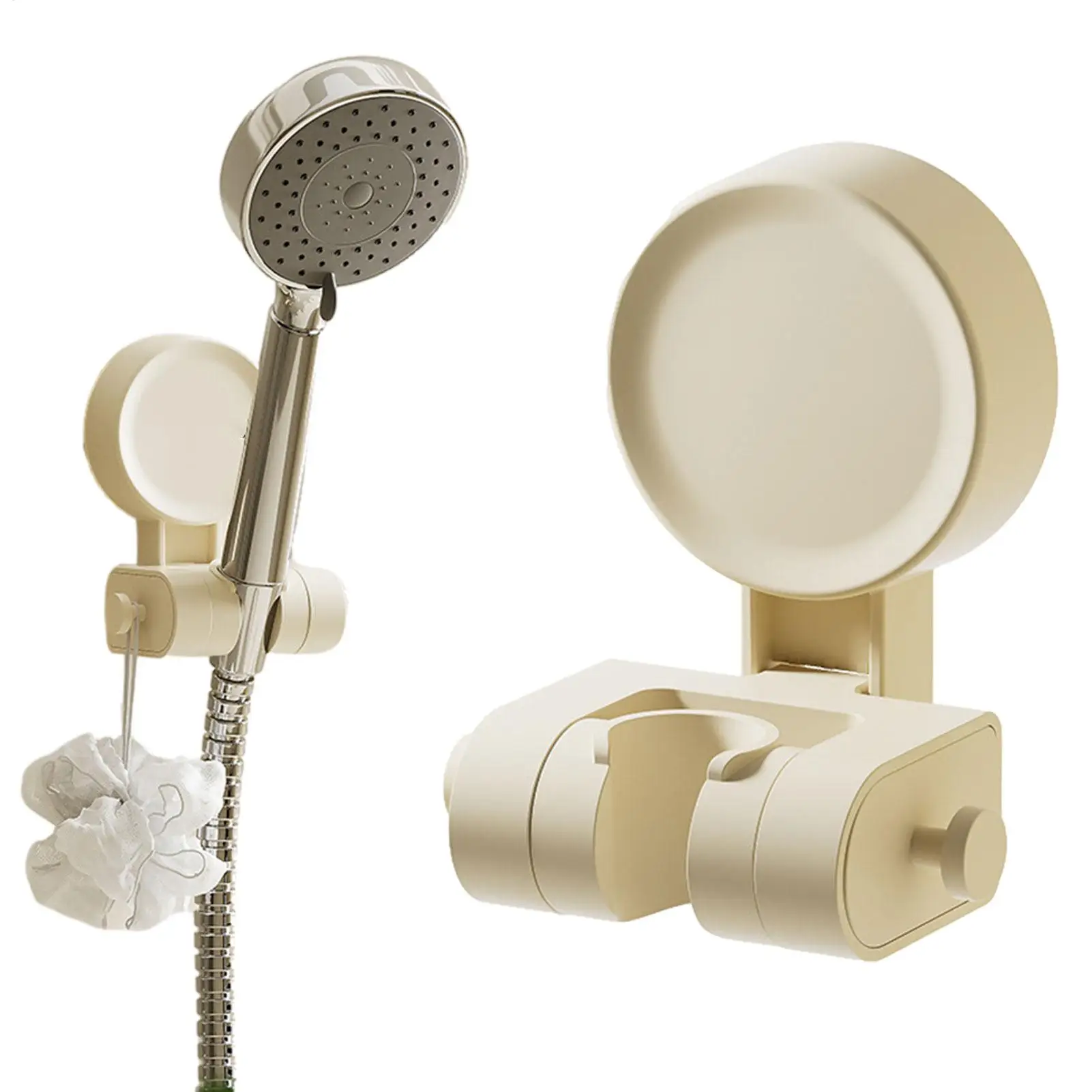 

Держатель насадки для душа Регулируемое водонепроницаемое крепление Настенный держатель для душевой палочки для дома Ванная комната Прокат RV Ванна Общежитие