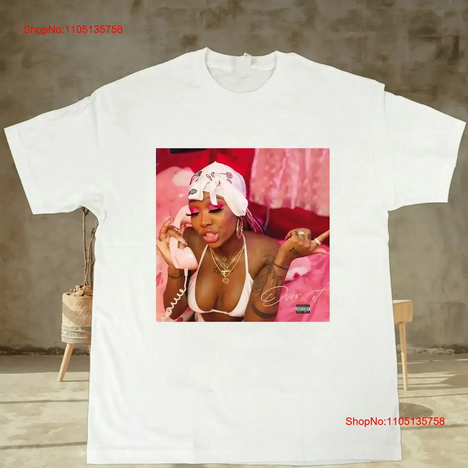 Summer Walker Over It Album For Fan T Shirt Full Size S 5XL vintage Washed Stretched designer clothes Top For Everyday Wear