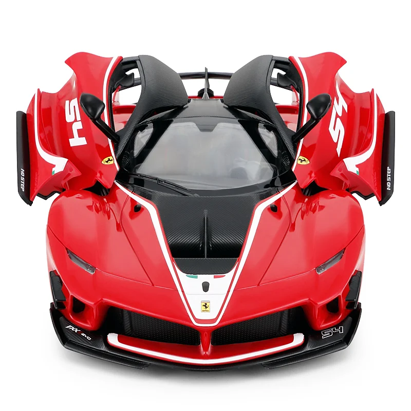 Rastar Ferrari FXXK Evo RC Car No.54 1:14 4.8V 600mAh Batterys Racing LED Lights Open The Doors Rubber Tires Toys Gifts