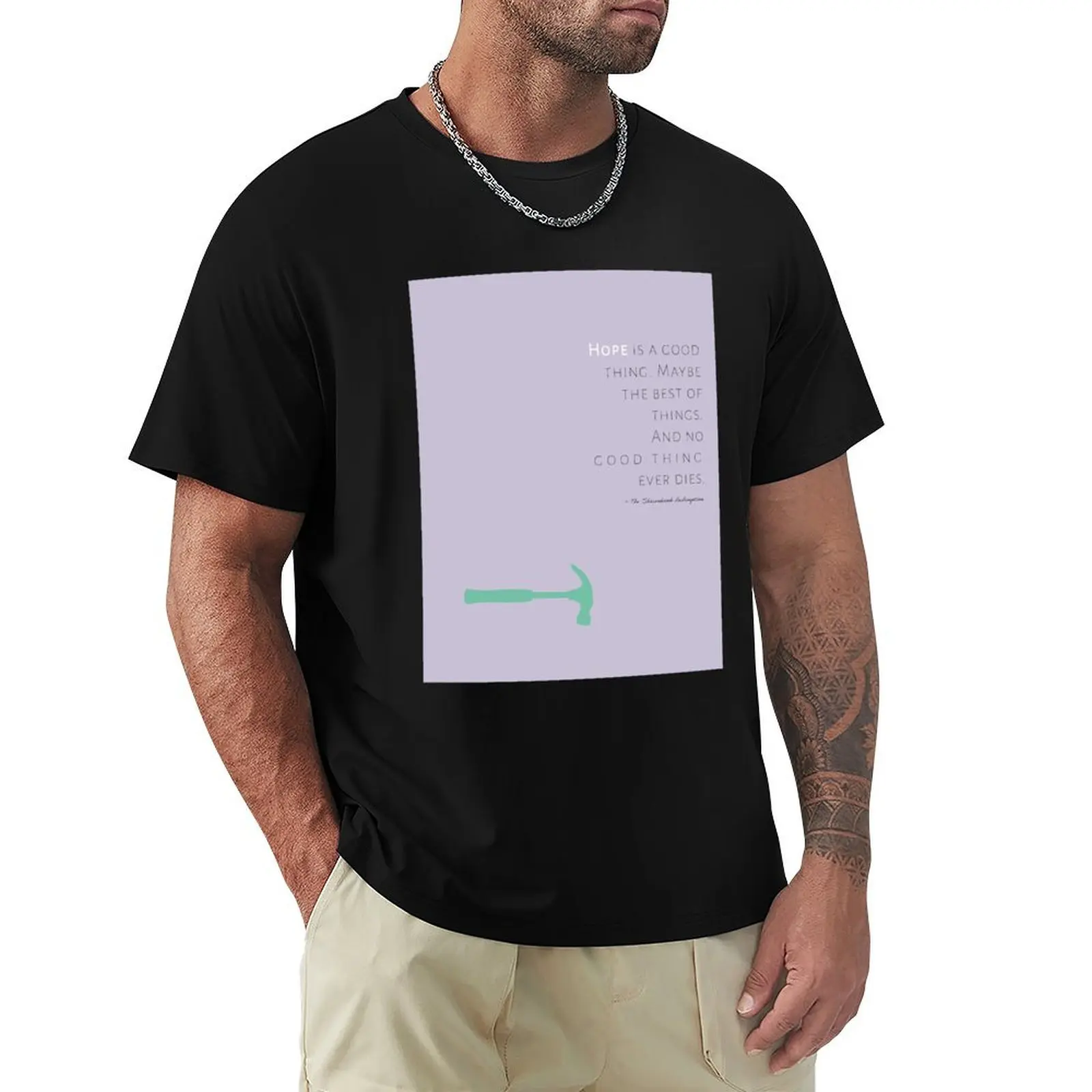 Hope is a Good Thing Shawshank Redemption T-Shirt t shirt personalised T-Shirt