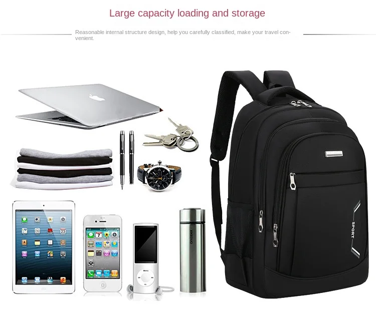 Men\'s Backpack Large Capacity Business High School Junior High School Backpack Computer Backpack Women\'s Travel Bag