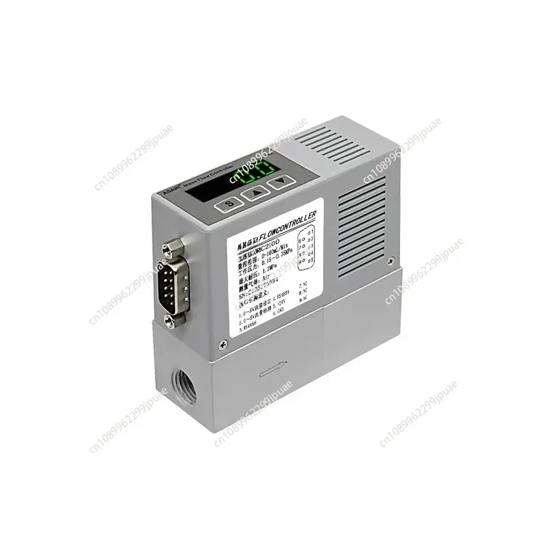 AMC2100 Digital Display MFC Gas Mass Flow Controller MEMS Oxygen Air Nitrogen Gas Flowmeter