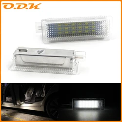 2PCS Car LED Footwell Under Door Courtesy Interior Light for BMW E60 E92 E93 E81 E87 E88 F01 F02 F10 F20 E60 1 3 5 6 7 X Series