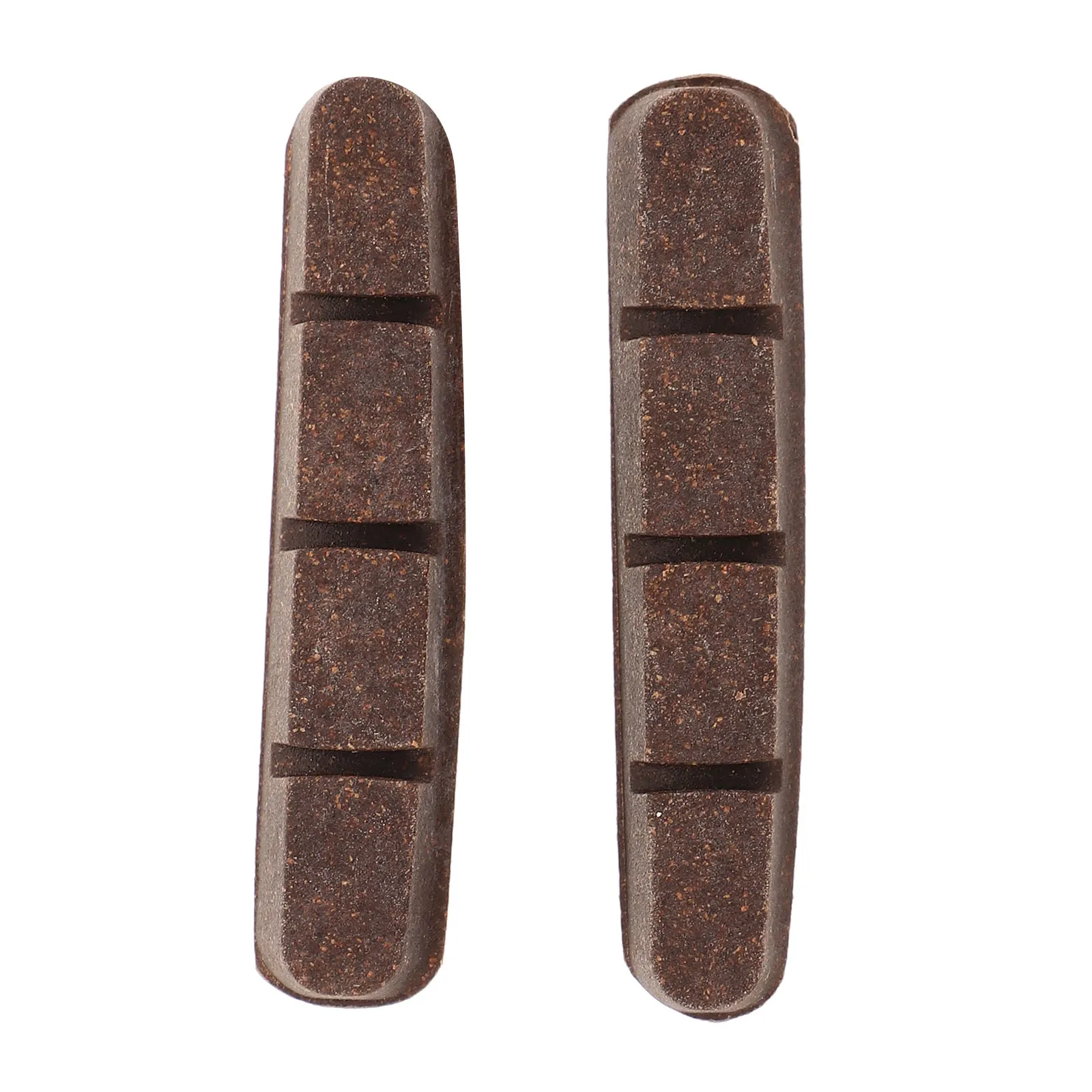 

1 Pair Carbon Fiber Brake Pads Road Bike Replacement Cork Enhanced Stopping Power Lightweight Long Lasting Durable For
