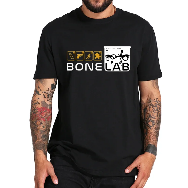 heavyweight Mens tee-shirt Bonelab Funny Action Game Fans Gift Short Sleeve Cotton Unisex Soft Round Neck Casual O-neck-shirts