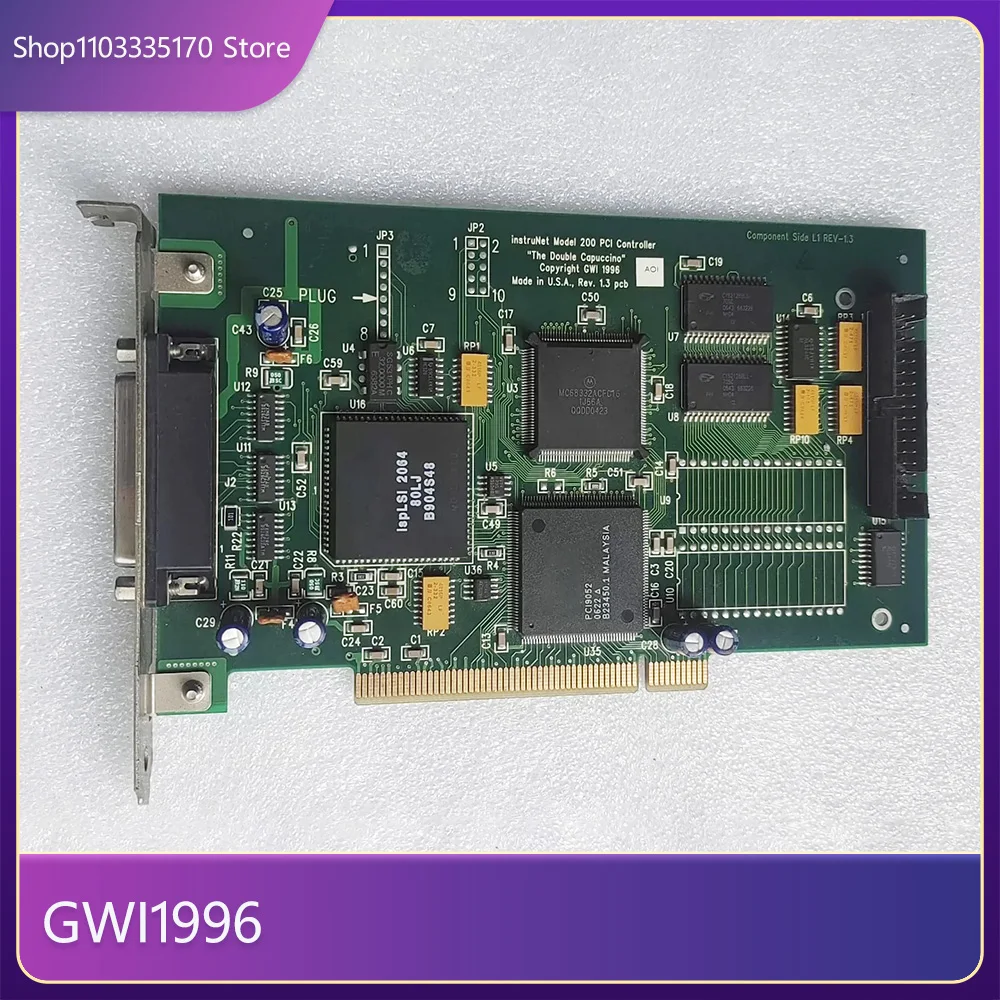 For InstruNet 200 PCI SN52209 Industrial Control Card Acquisition Card GWI1996