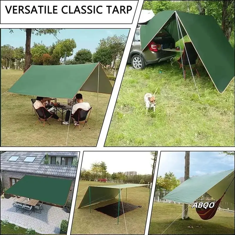 

Camping Tarp Waterproof Tent Tourist Awning Shade Garden Canopy Beach Sunshade Outdoor Ultralight Sun Shelter