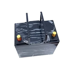 LiFePO4 Lithium Battery Box Case Housing Black With Handle And Copper PoleTerminals For 12V 70AH Battery Pack