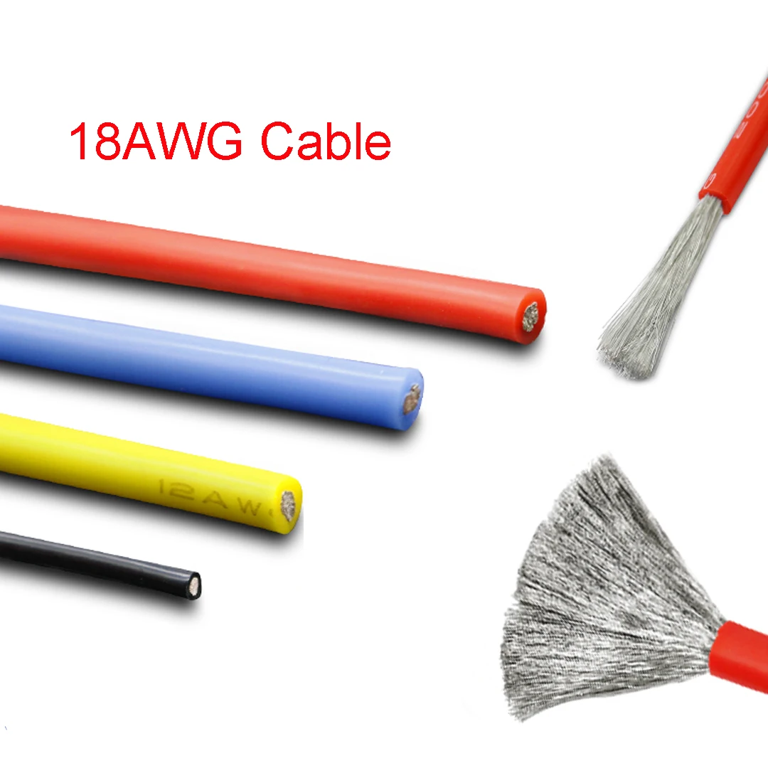 Heat-resistant Cable Wire Soft Silicone Wire 12AWG 14AWG 16AWG 18AWG 20AWG 22AWG 24AWG 26AWG 28AWG 30AWG Heat-resistant Silicone