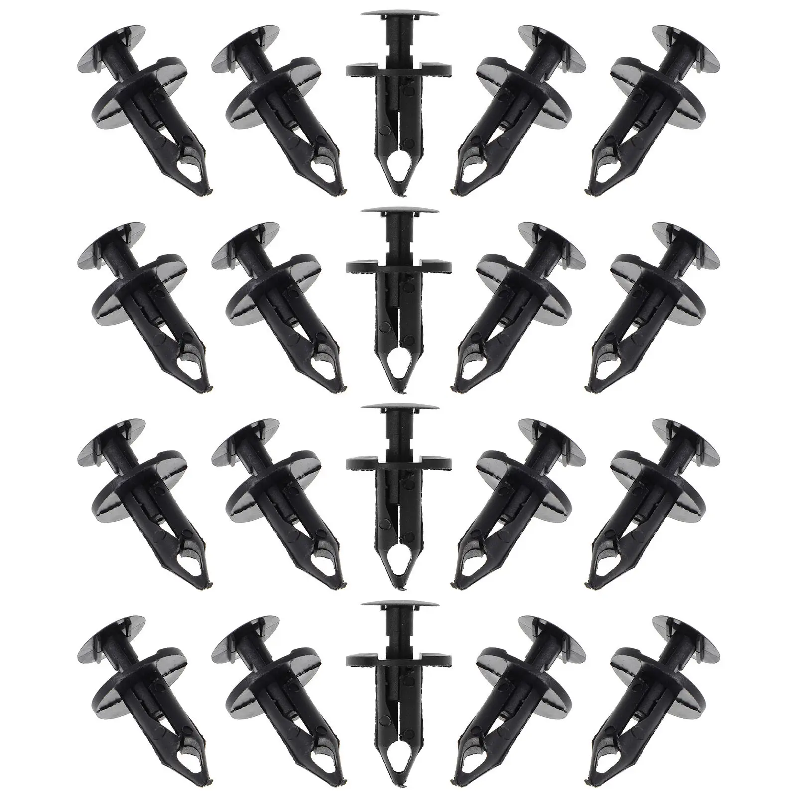 

20Pcs Front Bumper Mudguard Retainer Clips Push Type Car Fastener Clips Universal Auto Accessories Repair Kit Car Nylon Rivets