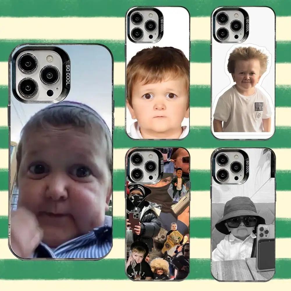 

Hasbulla Boy Cute Phone Case For iPhone 16,15,14,13,12,11,8,7,Pro,Max,Plus,Mini,XS,SE Anti Fall Black Matte Hard
