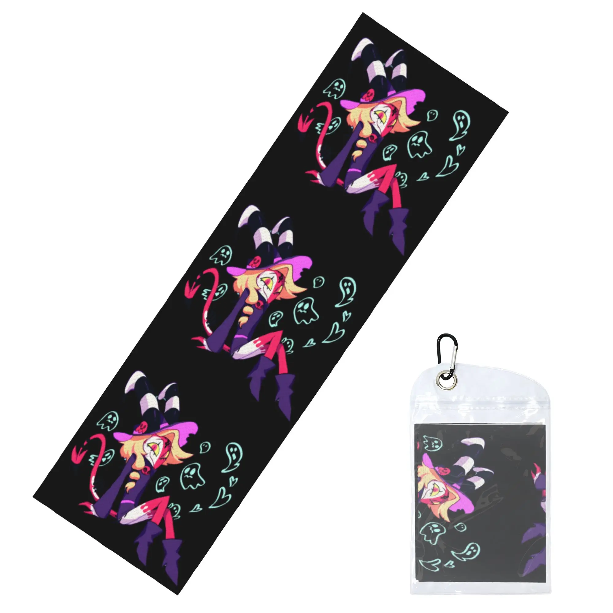 Helluva Boss Cold Exercise Towel  Animated Musical Film Super Soft Breathable Instant Cooling Towel  Beach Towels