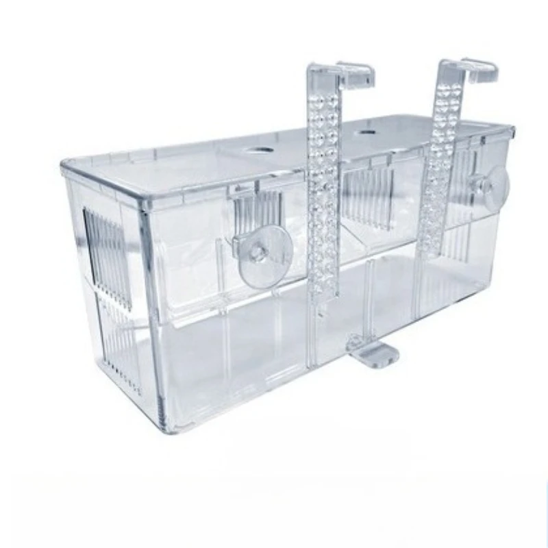 

Small fish hatching box, extra large isolation box, transparent feeding box, acrylic isolation box.