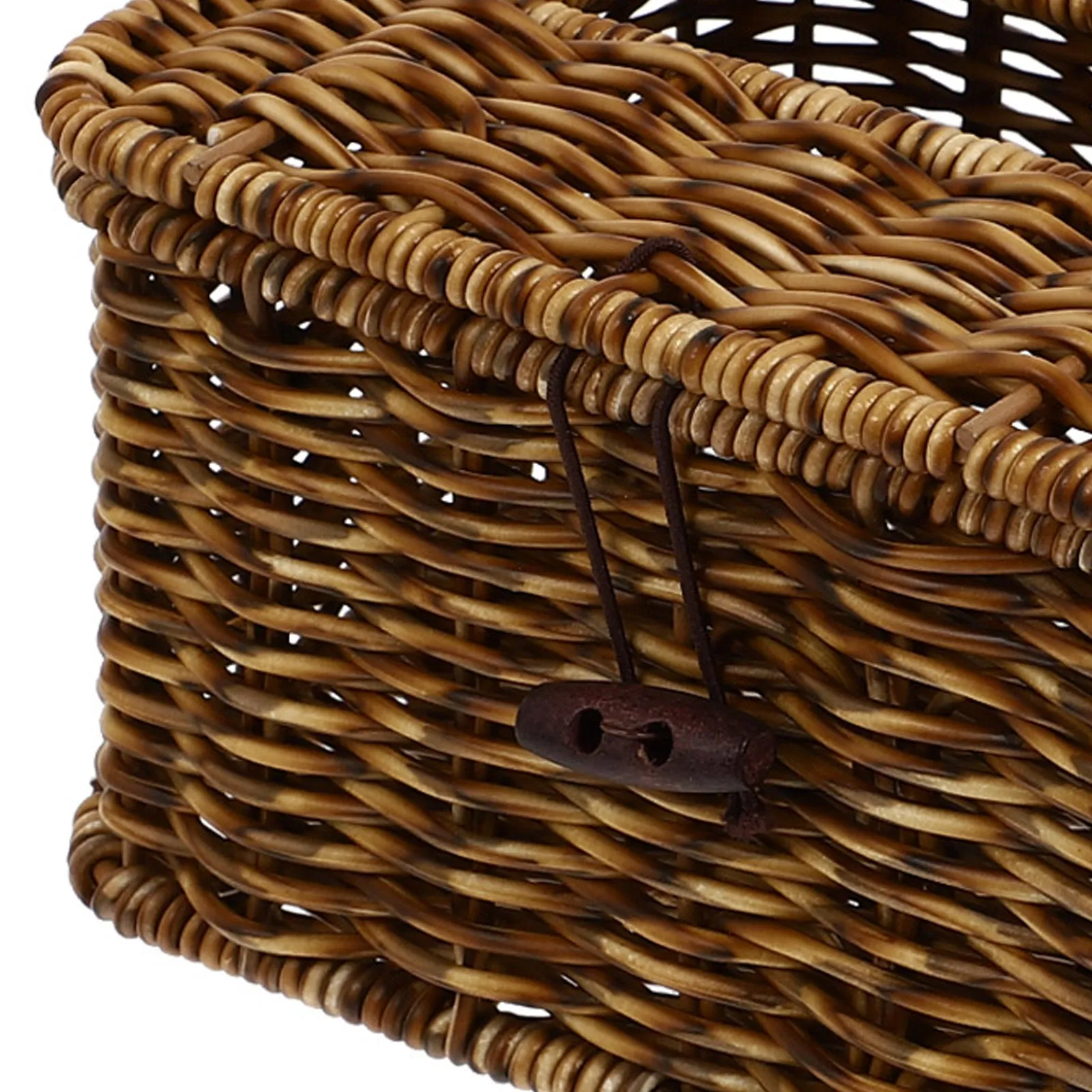 

1 шт. модный плетеный держатель для салфеток, прочный пластиковый контейнер для бумажных полотенец для офиса и гостиной