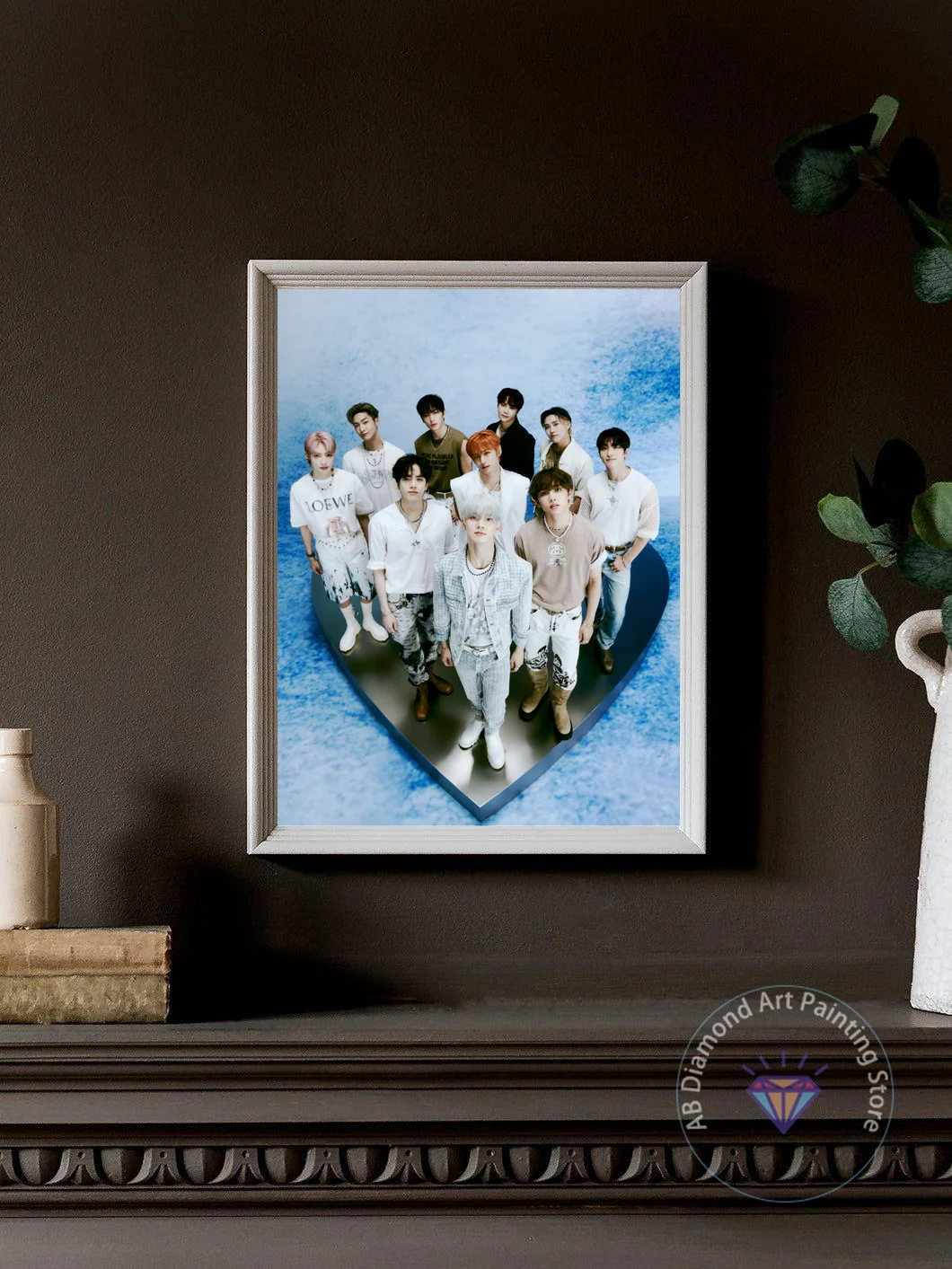 The Boyz-Kpop Juyeon Diamond Painting Kit 5D DIY Diamond Cross Embroidery Handmade Art Adult and Children Gift Home Decoration