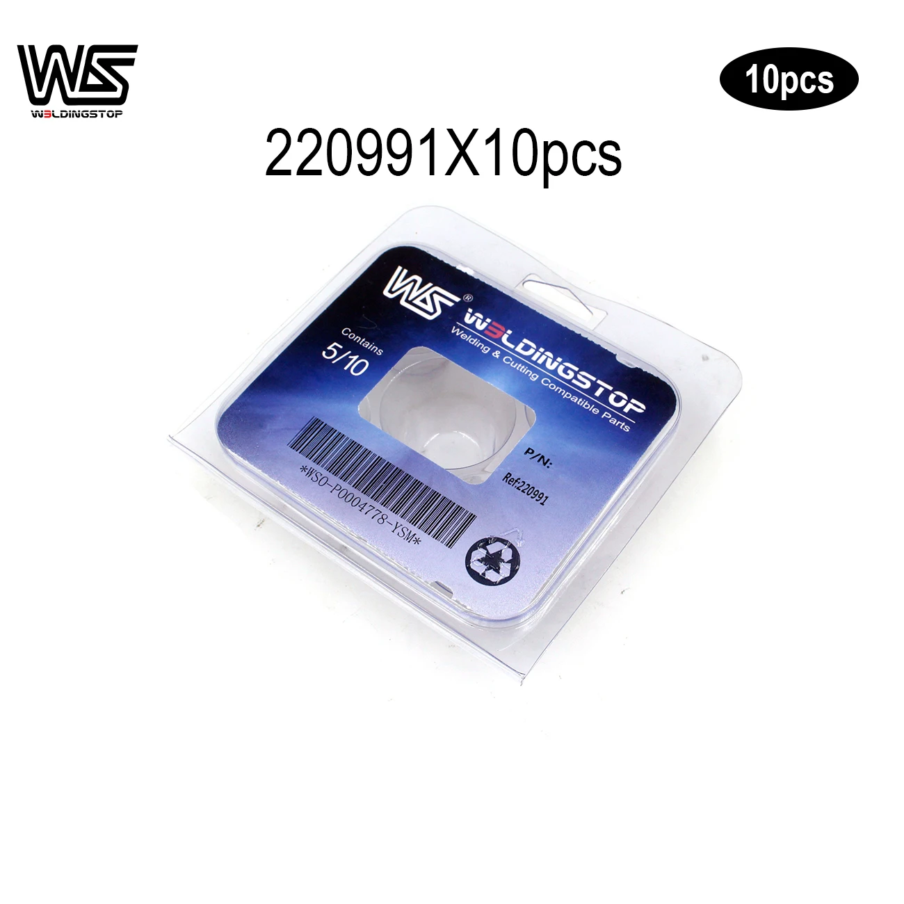 10-個-220991-プラズマガウジングノズルチップ-hypertherm-pmx-105-プラズマ切断トーチ消耗品に適合