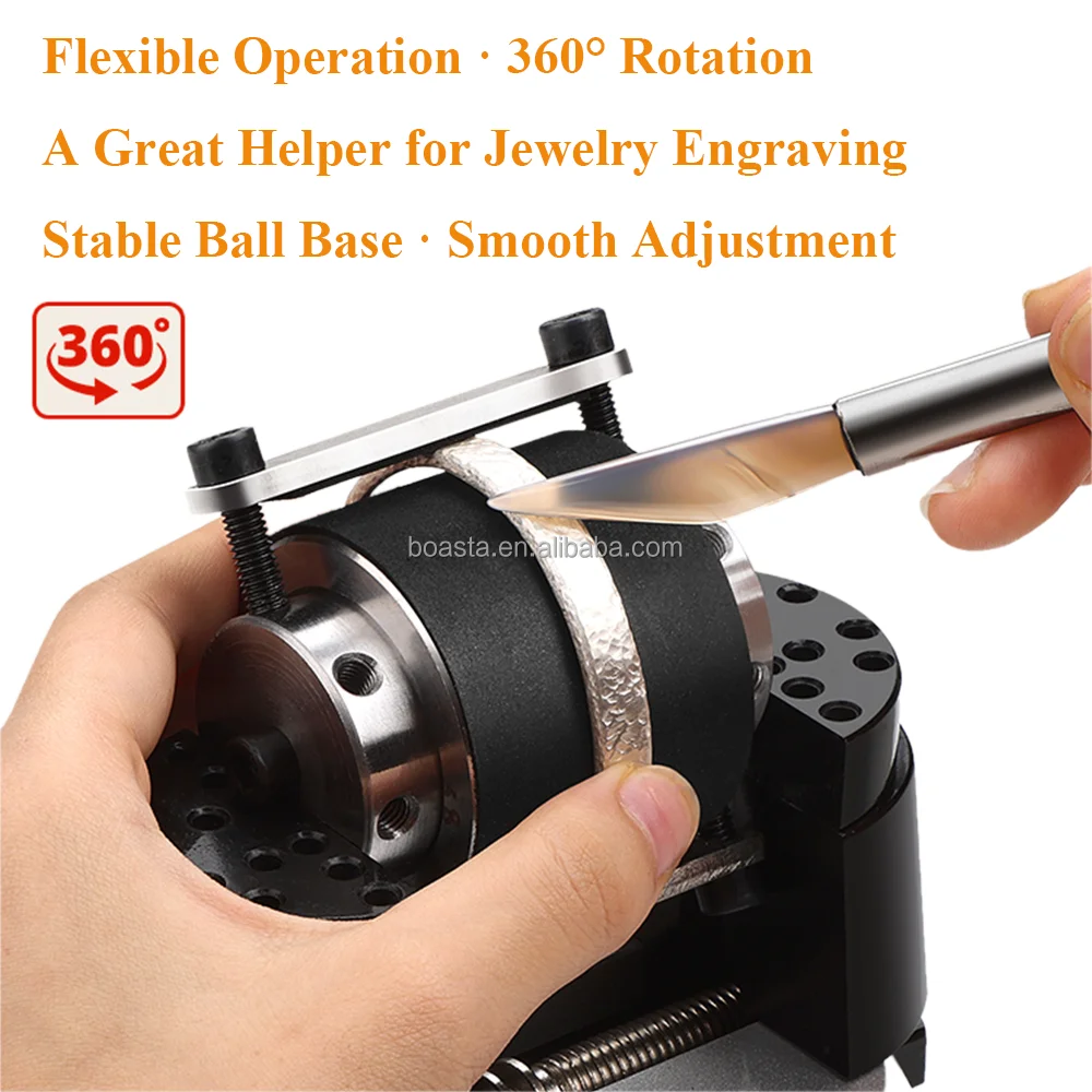 New Rotary Jewelry Engraving Ball Vise With Adjustable Bracelet Clamp For Micro Setting Stone Setting And Goldsmith Work