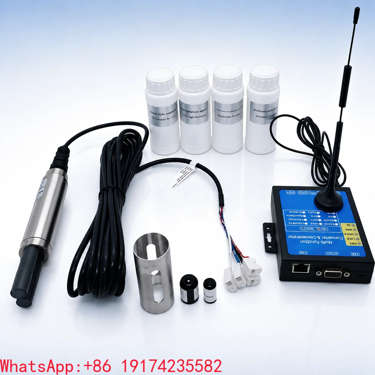ONLINE AMMONIA NITROGEN SENSOR RS485 MODBUS STAINLESS STEEL WATER QUALITY MONITORING For SEWAGE RIVER LAKE